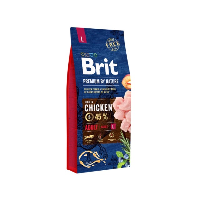 Brit Premium By Nature Adult Large Κοτόπουλο 3kg