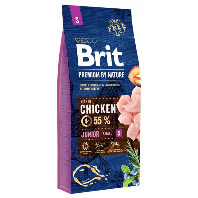 Brit Premium By Nature Junior Small Chicken 3kg