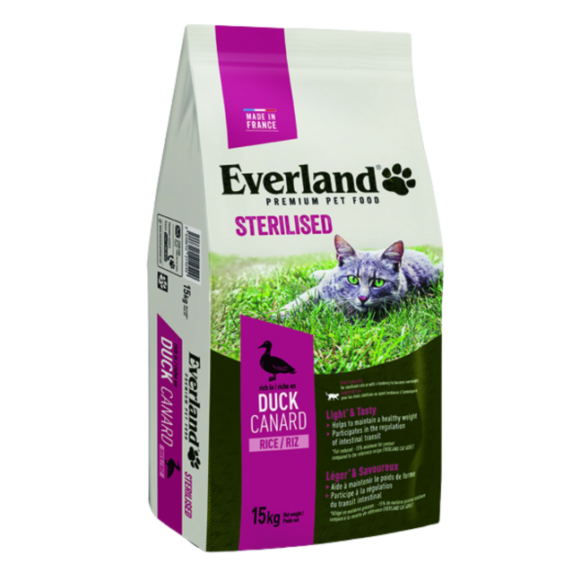 Everland Sterilised Πάπια 15kg Everland Sterilised Πάπια 15kg