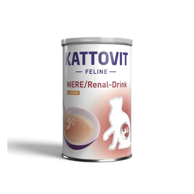 Kattovit Feline Diet Renal Drink Κοτόπουλο 135ml Kattovit Feline Diet Renal Drink Κοτόπουλο 135ml