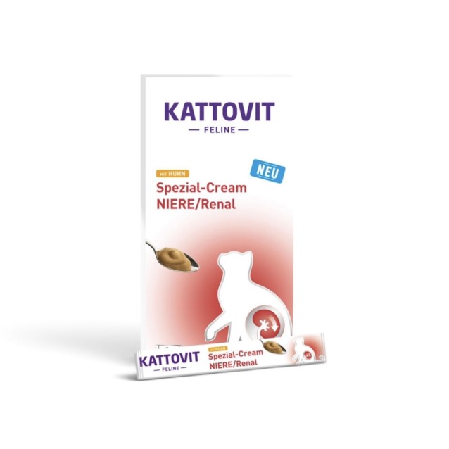 Kattovit Renal Cream Κοτόπουλο 6x15gr Kattovit Renal Cream Κοτόπουλο 6x15gr