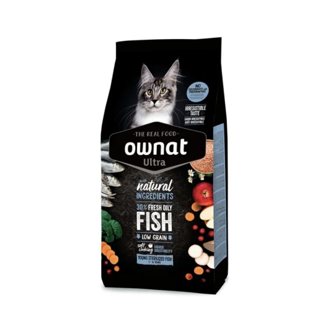 Ownat Ultra Young Sterilized με Ψάρι 1.5kg Ownat Ultra Young Sterilized με Ψάρι 1.5kg