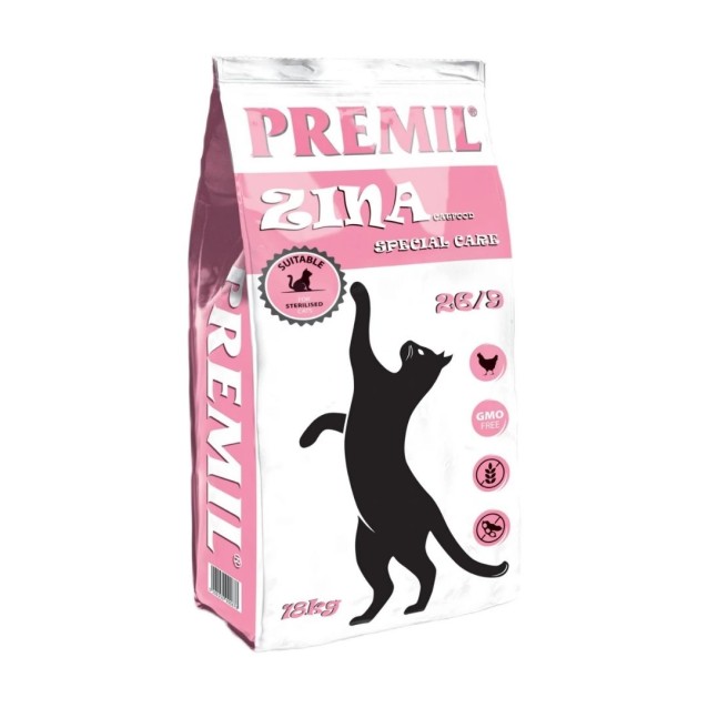 Premil Cat Food Zina 18kg