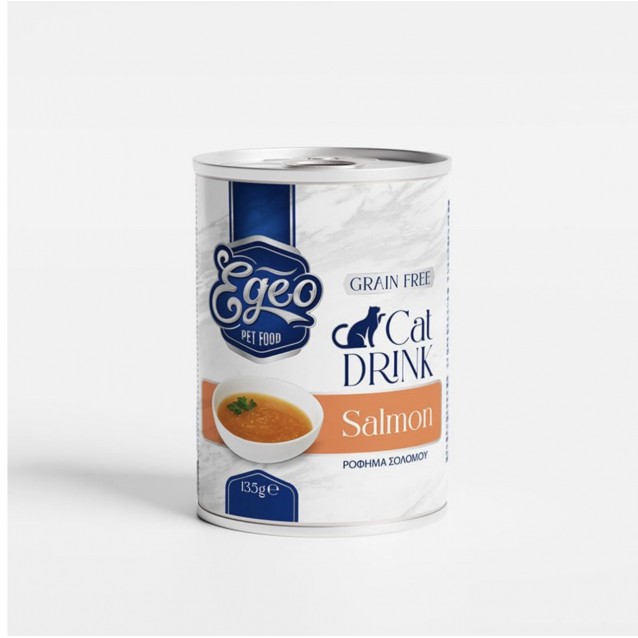 Egeo Cat Drink Σολομός 135gr