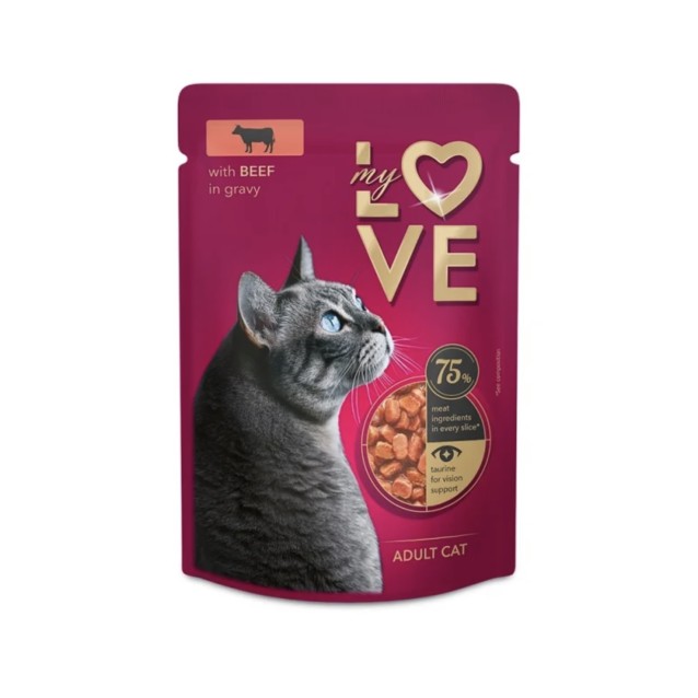 My Love Adult Βοδινό σε σάλτσα 85gr