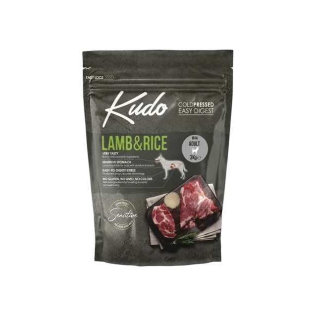 Kudo Mini Adult Lamb & Rice 3kg