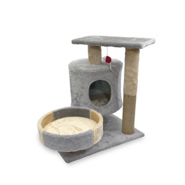 Πολυεπίπεδο Ονυχοδρόμιο  Άσπρο -Γκρί Βελούδινο