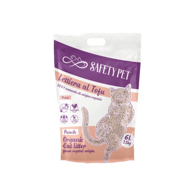 Safety Pet Tofu Peach 6lt / 2.5kg