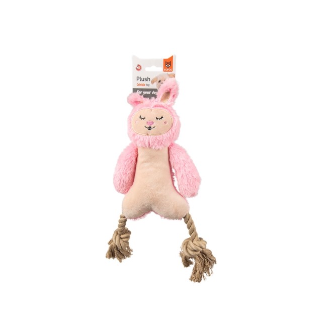 FO Παιχνίδι Σκύλου Rope leg plush rabbit 29cm
