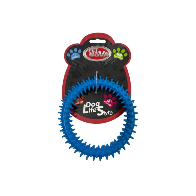 Pet Nova Dental Ring 12.5cm Blue
