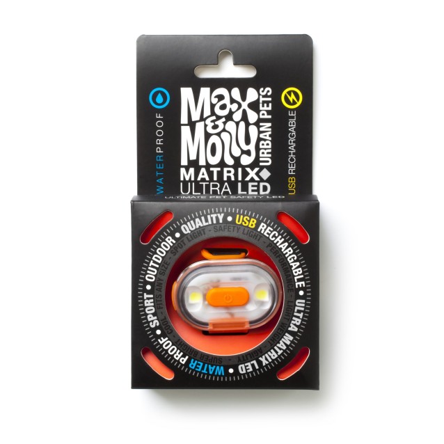 Max & Molly Matrix Ultra Led Safety Orange