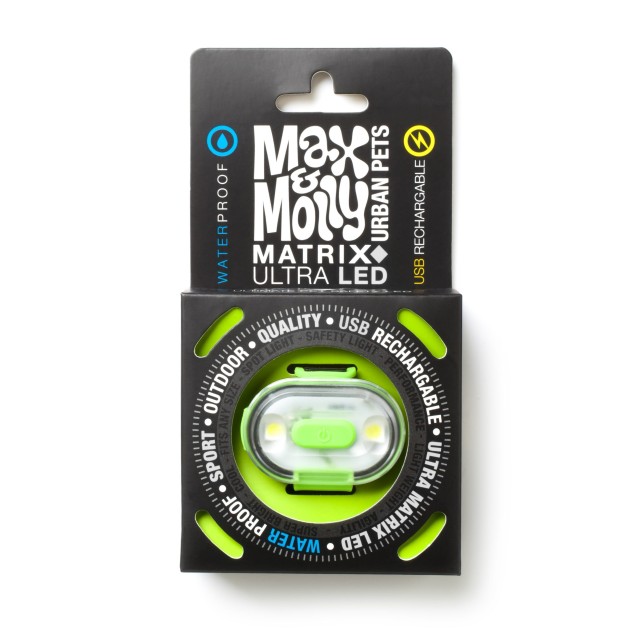 Max & Molly Matrix Ultra Led Safety Lime Green