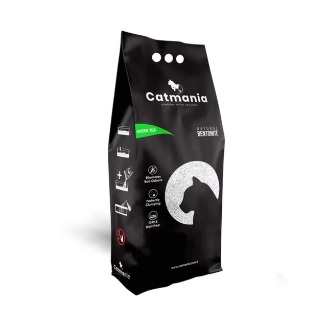 Catmania Clumping με Πράσινο Τσάι 5L (4,3kg)
