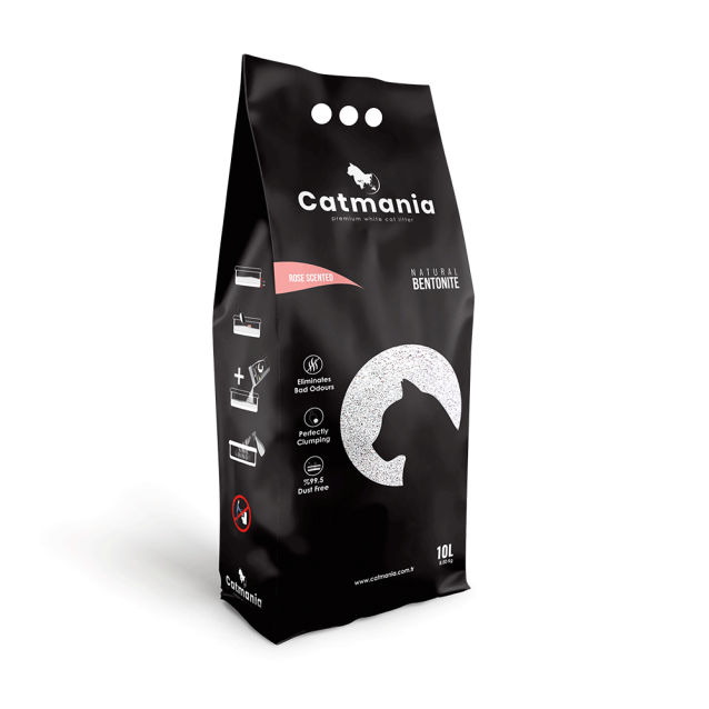 Catmania Clumping με Τριαντάφυλλο 10L (8,5kg)