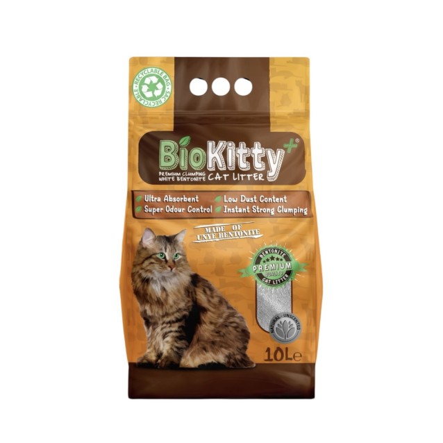 Biokitty Clumping Άμμος Γάτας Χωρίς Άρωμα 20lt