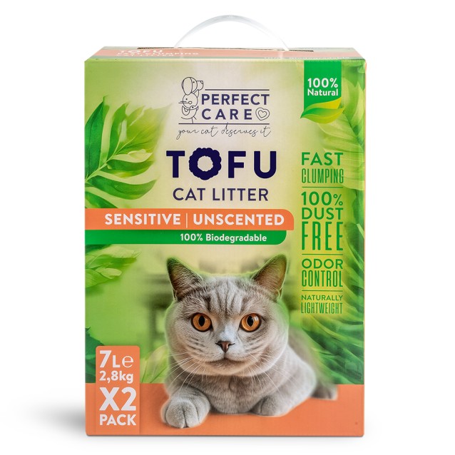 Perfect Care Cat Litter Tofu Sensitive 14Lt