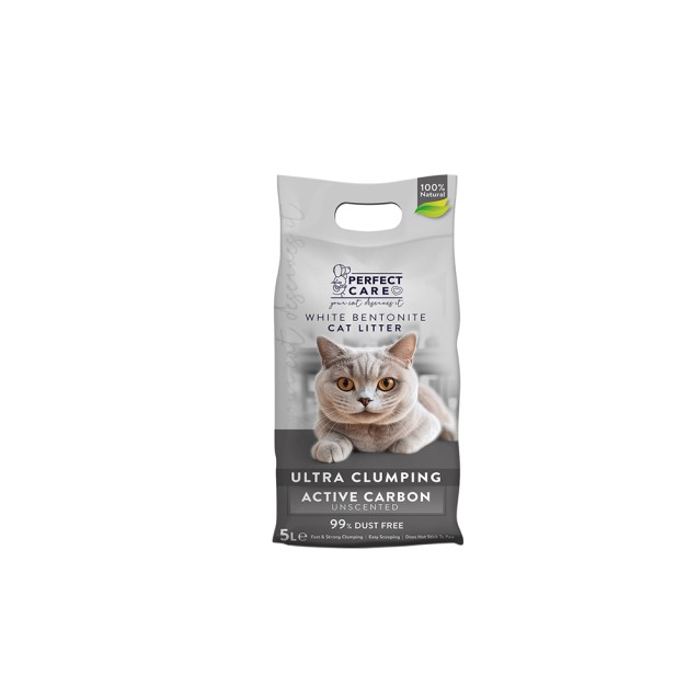 Perfect Care Cat litter Active Carbon 5Lt Perfect Care Cat litter Active Carbon 5Lt
