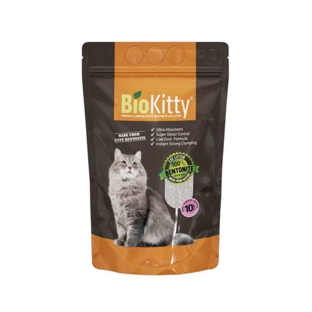 Biokitty Clumping Άμμος Γάτας Με Άρωμα Πούδρα 20lt