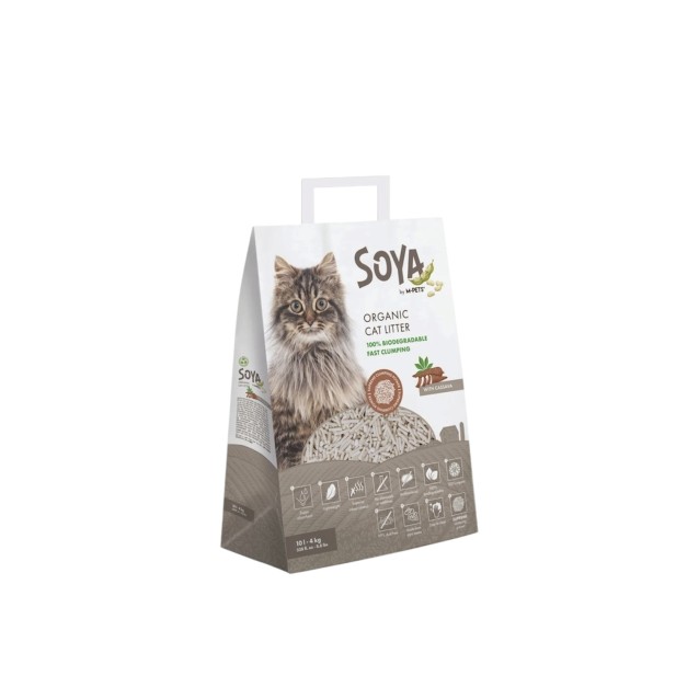 Soya Cassava Cat litter 2.5Kg / 6Lt