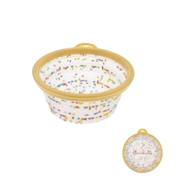 Ferribiella Confetti Bowl Πτυσσόμενο μπόλ ταξιδιού Σιλικόνης Small 355ml 