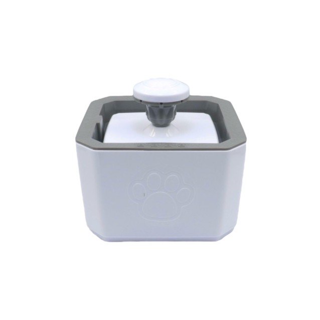 Pet Water Fountain Αυτόματη Ποτίστρα - Συντριβάνι Γάτας Γκρι 2.5lt