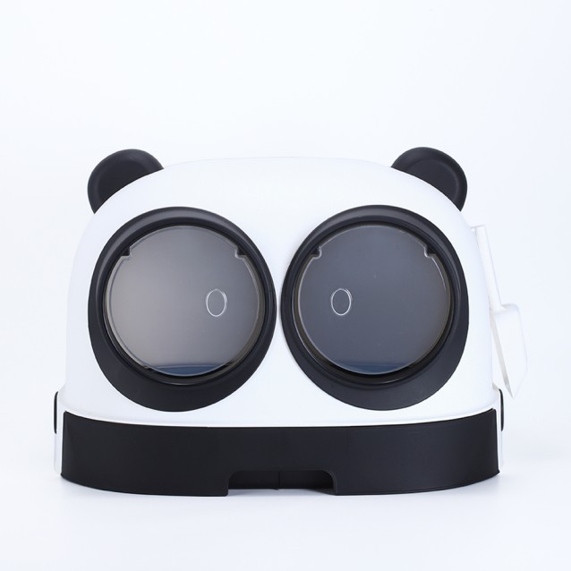 Glee Chloe Litter Box Black-White 54.1x43.7x38.9cm