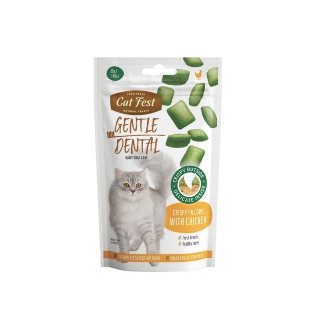 Cat Fest Gentle Dental Crispi Pillows Chicken 30gr
