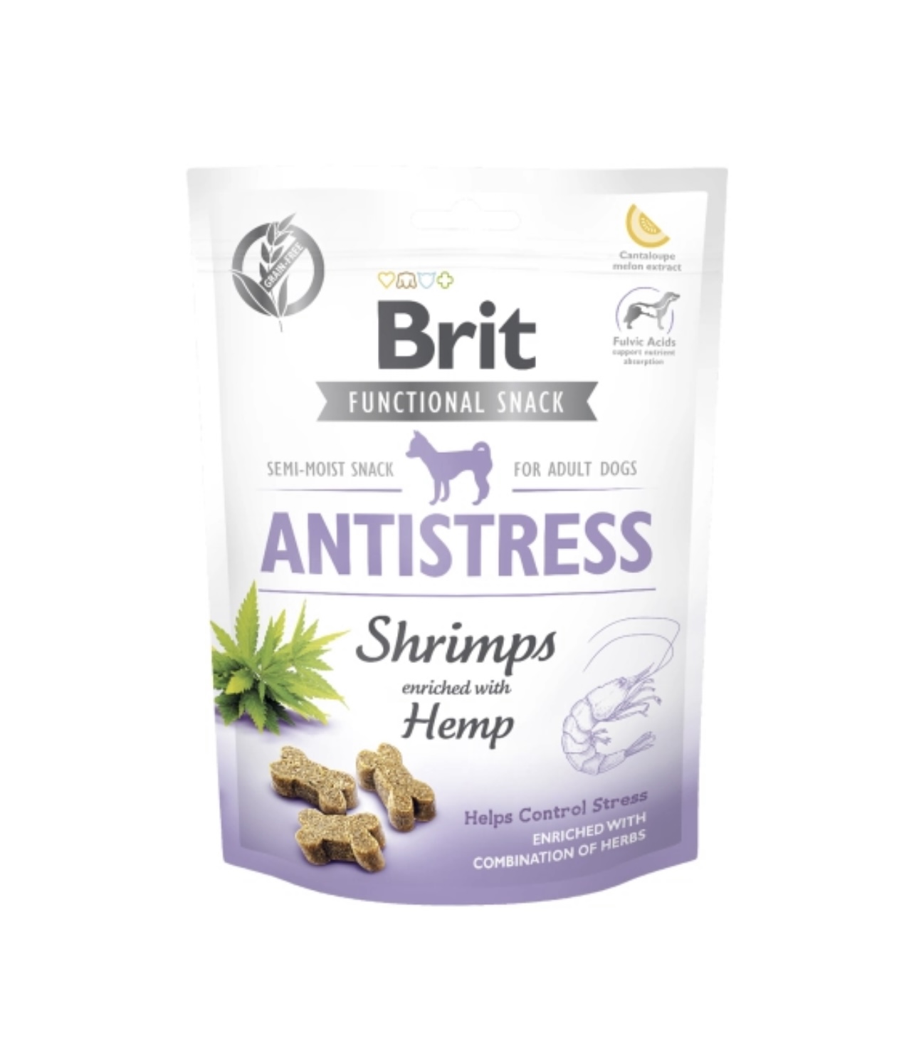 Brit Functional Antistress Shrimps & Hemp 150gr