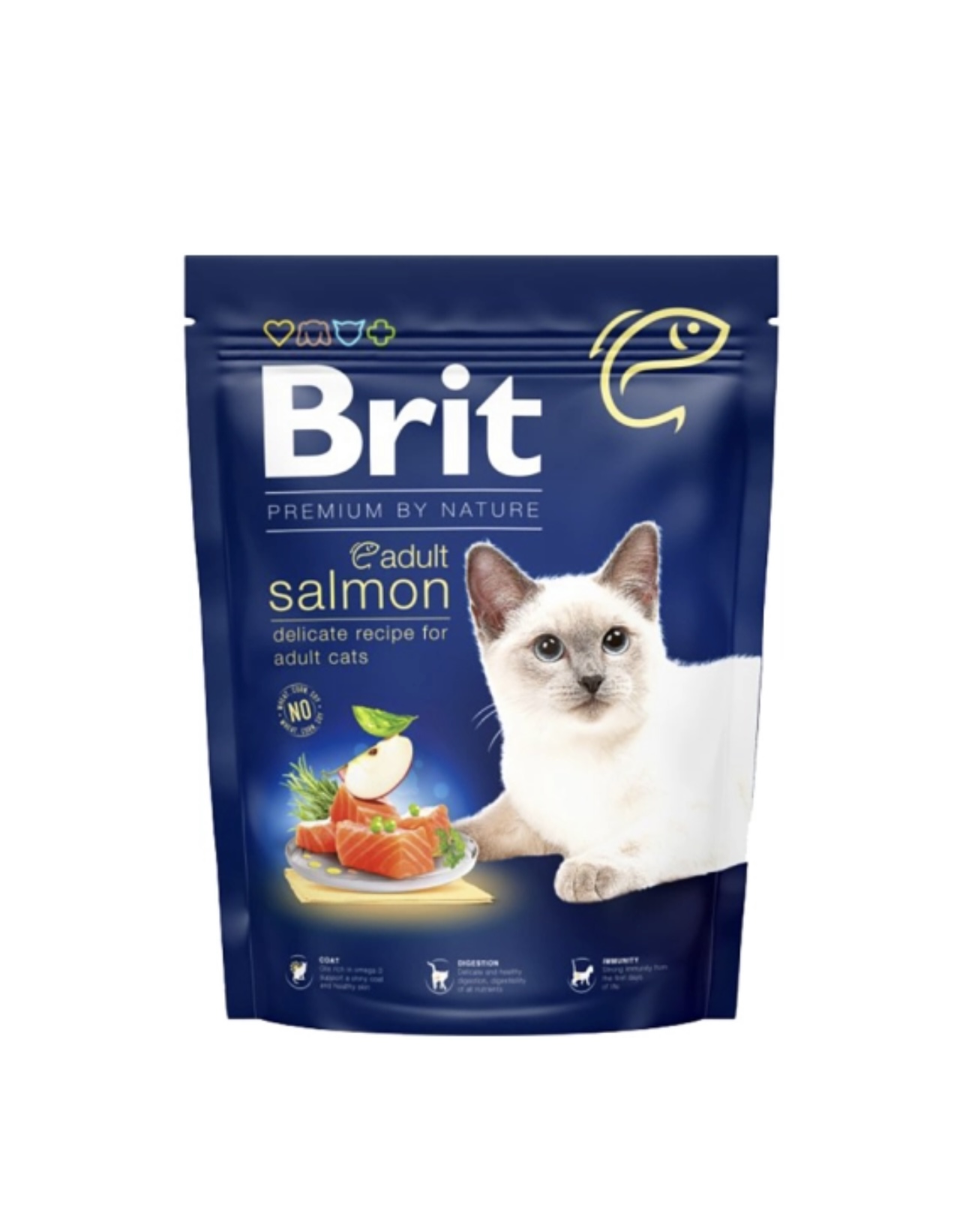 Brit Premium By Nature Cat Adult Salmon 300gr