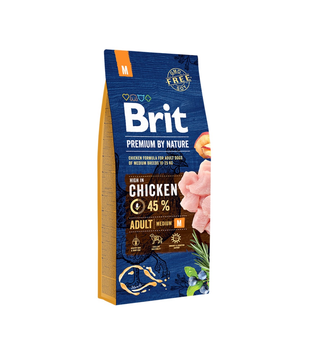 Brit Premium By Nature Adult Medium Κοτόπουλο 3kg