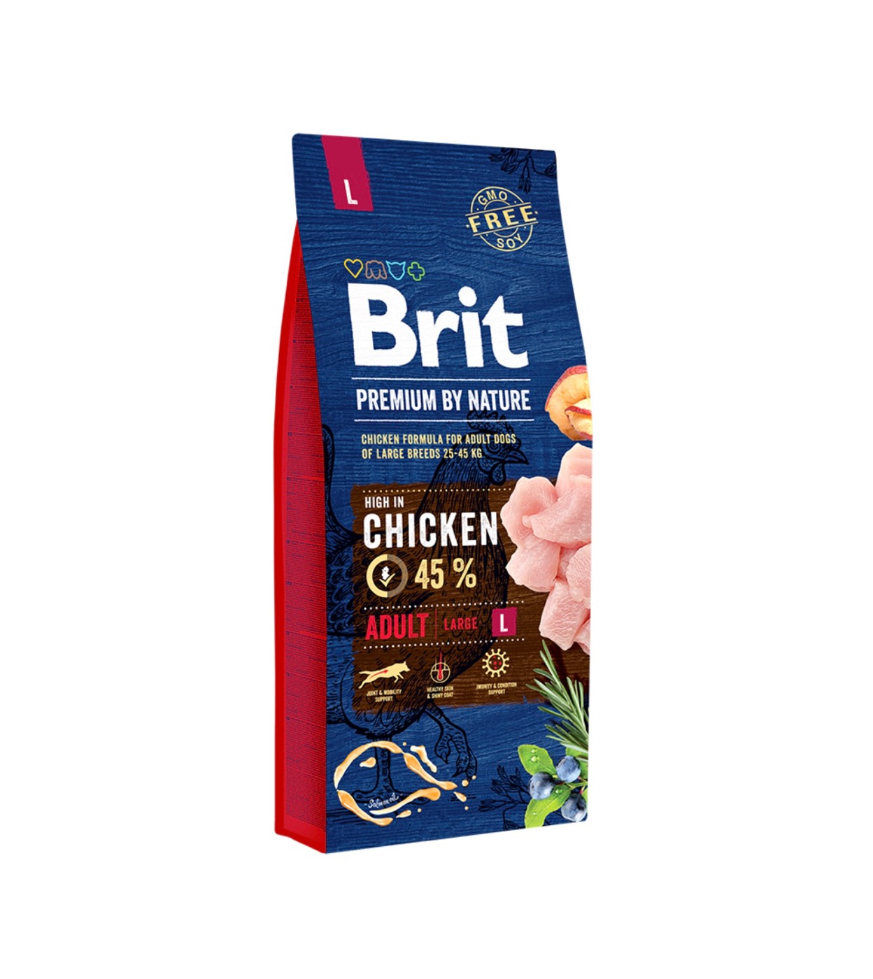 Brit Premium By Nature Adult Large Κοτόπουλο 3kg