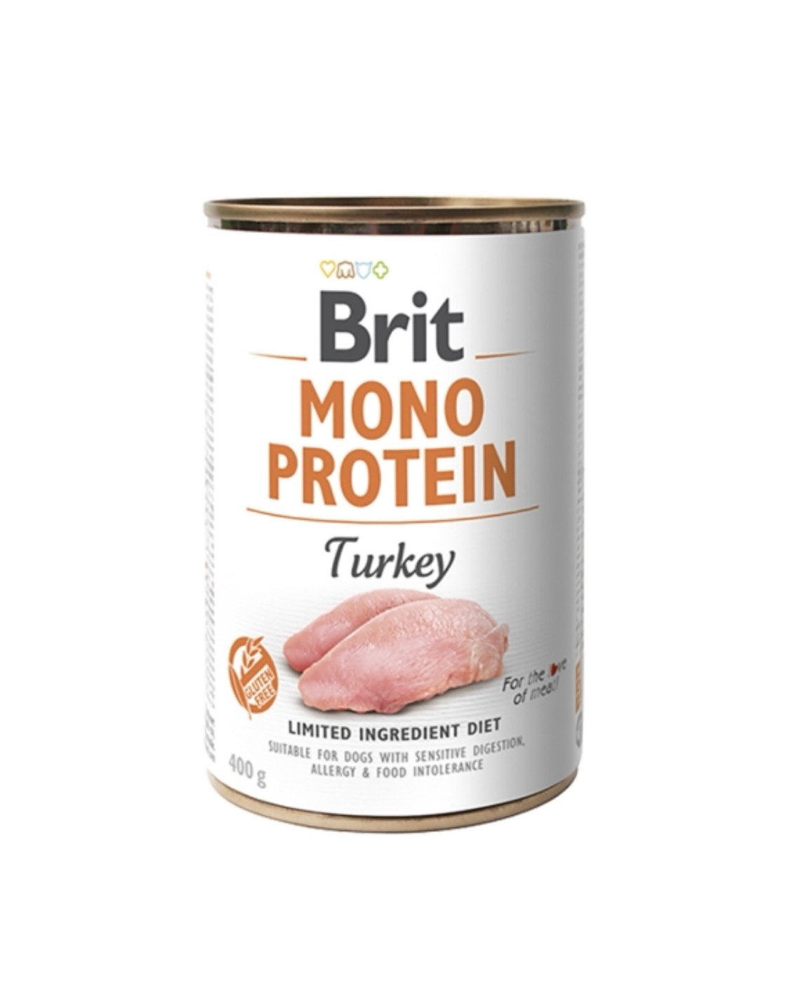 Brit Dog Can Monoprotein Turkey 400gr 