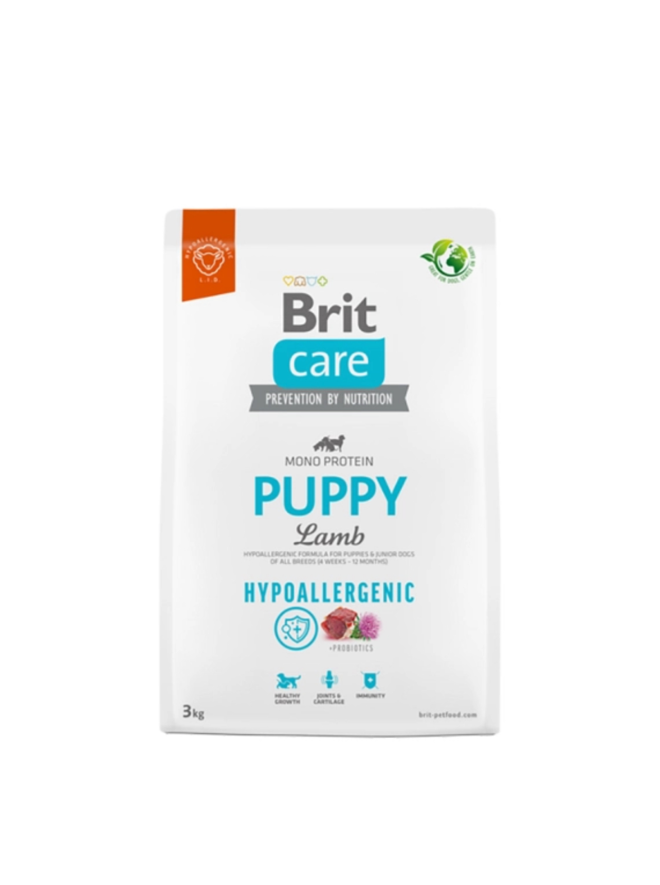 Brit Care Hypoallergenic Puppy Lamb 3kg