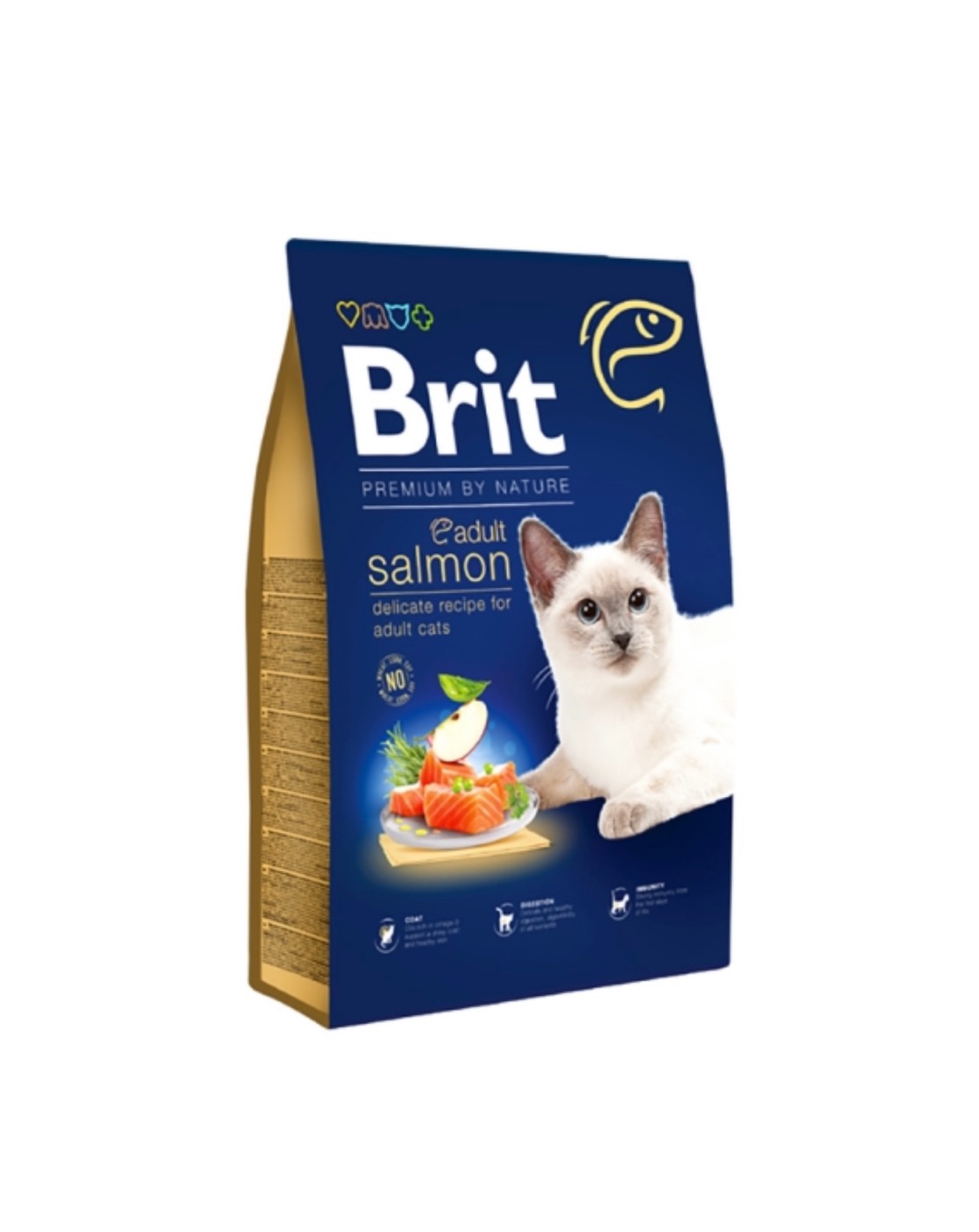 Brit Premium By Nature Cat Adult Salmon 300gr