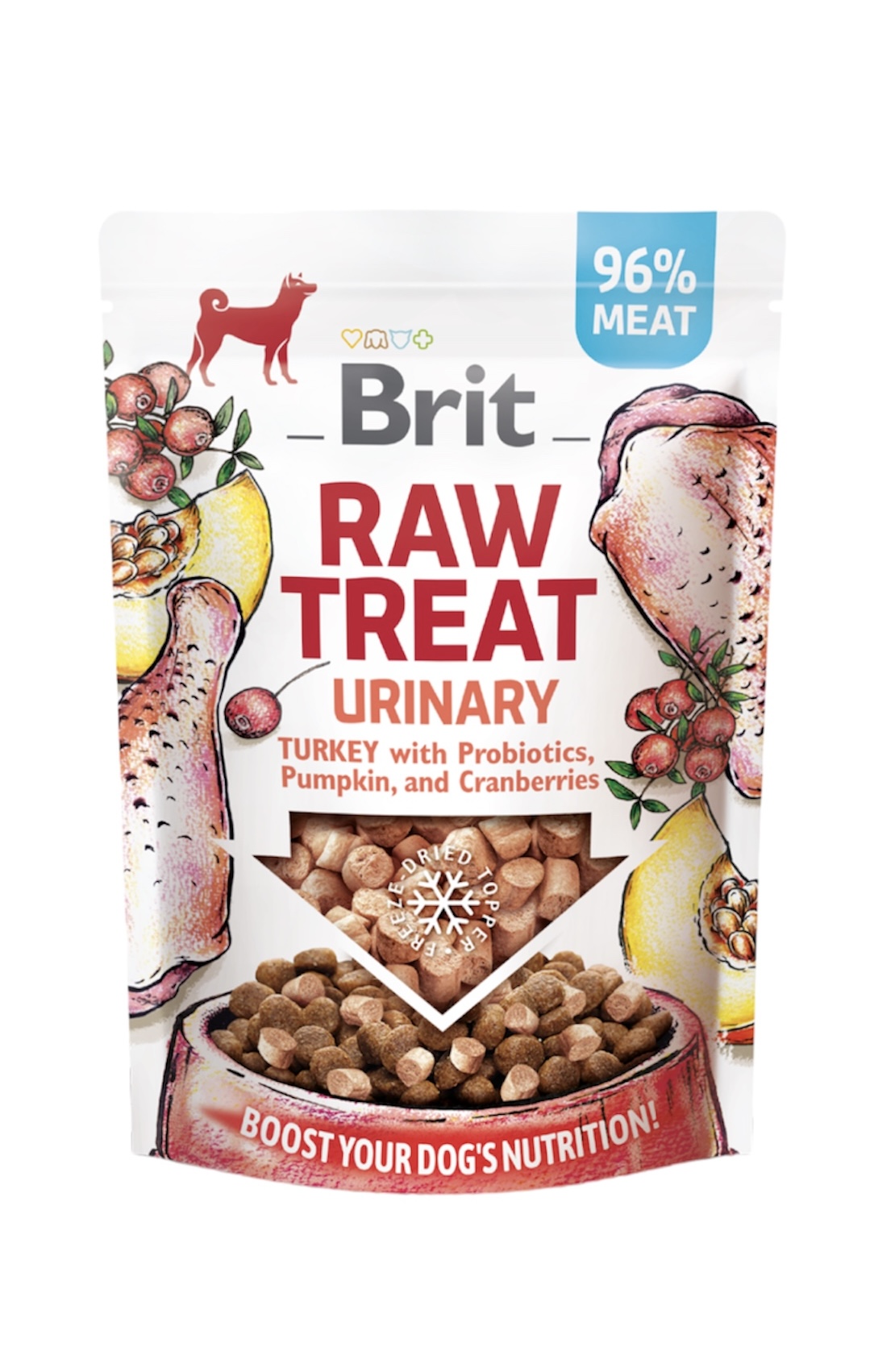 Brit Raw Treat Urinary Turkey with Probiotics 40gr
