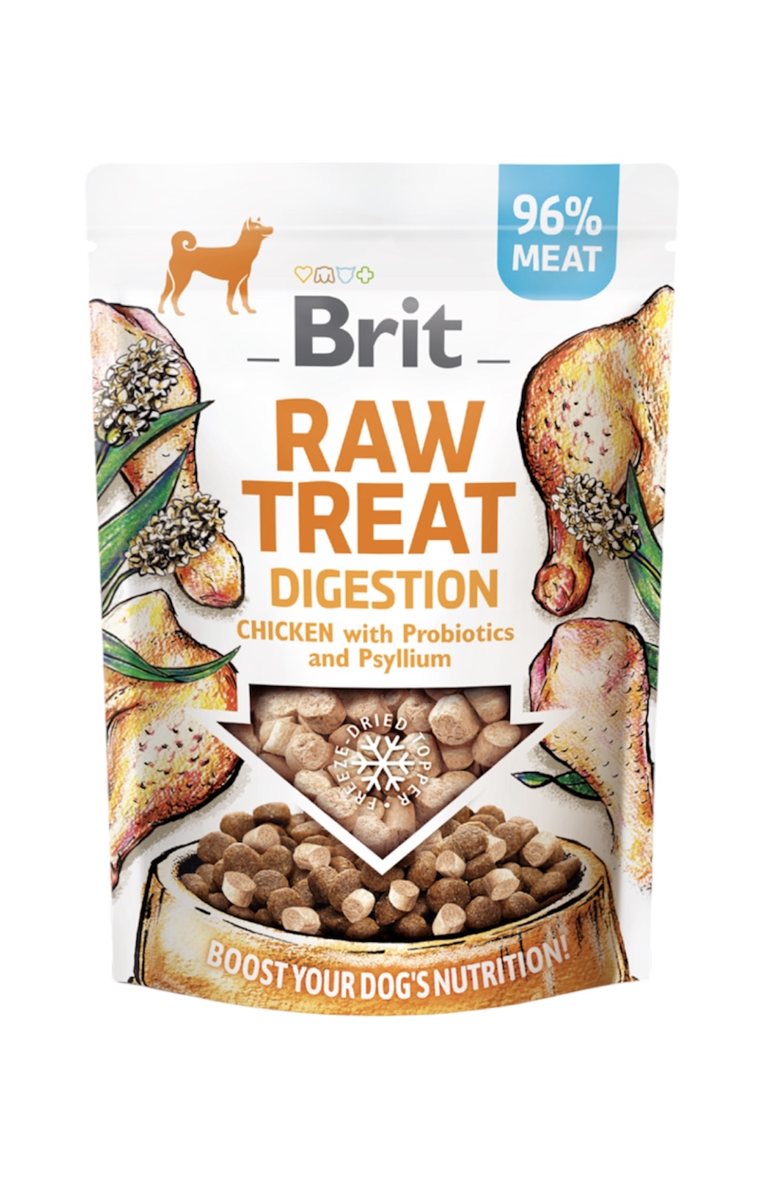 Brit Raw Treat Digestion Chicken with Probiotics 40gr 