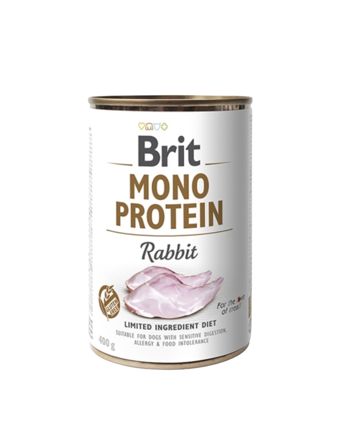 Brit Dog Can Monoprotein Rabbit 400gr