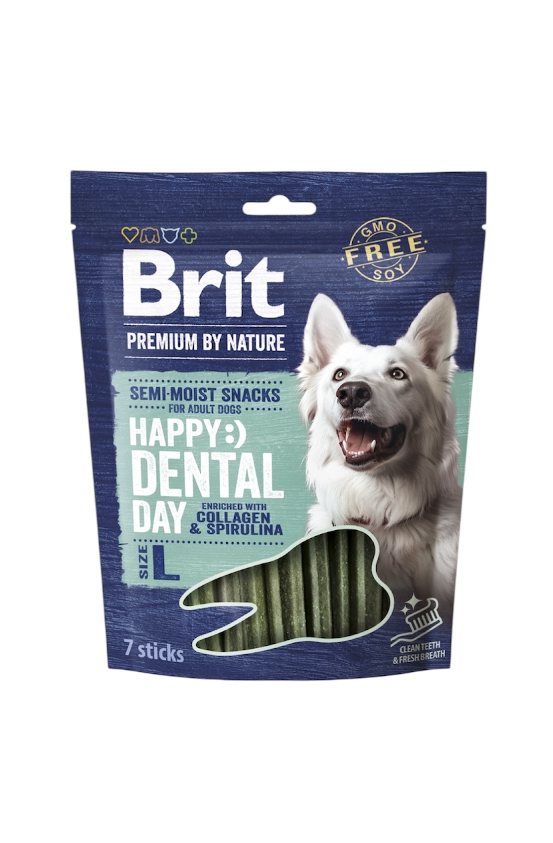 Brit Premium By Nature Dental with Collagen & Spirulina Large