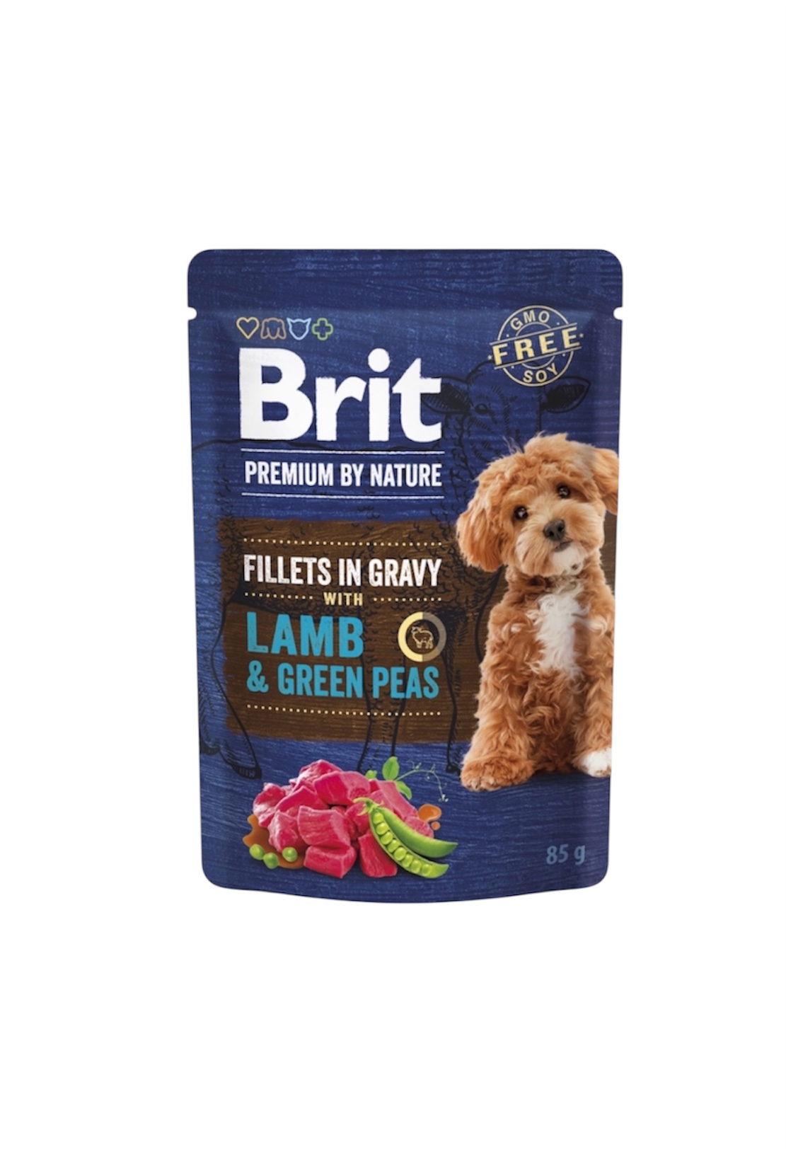 Brit Premium By Nature Lamb & Green Peas 85gr
