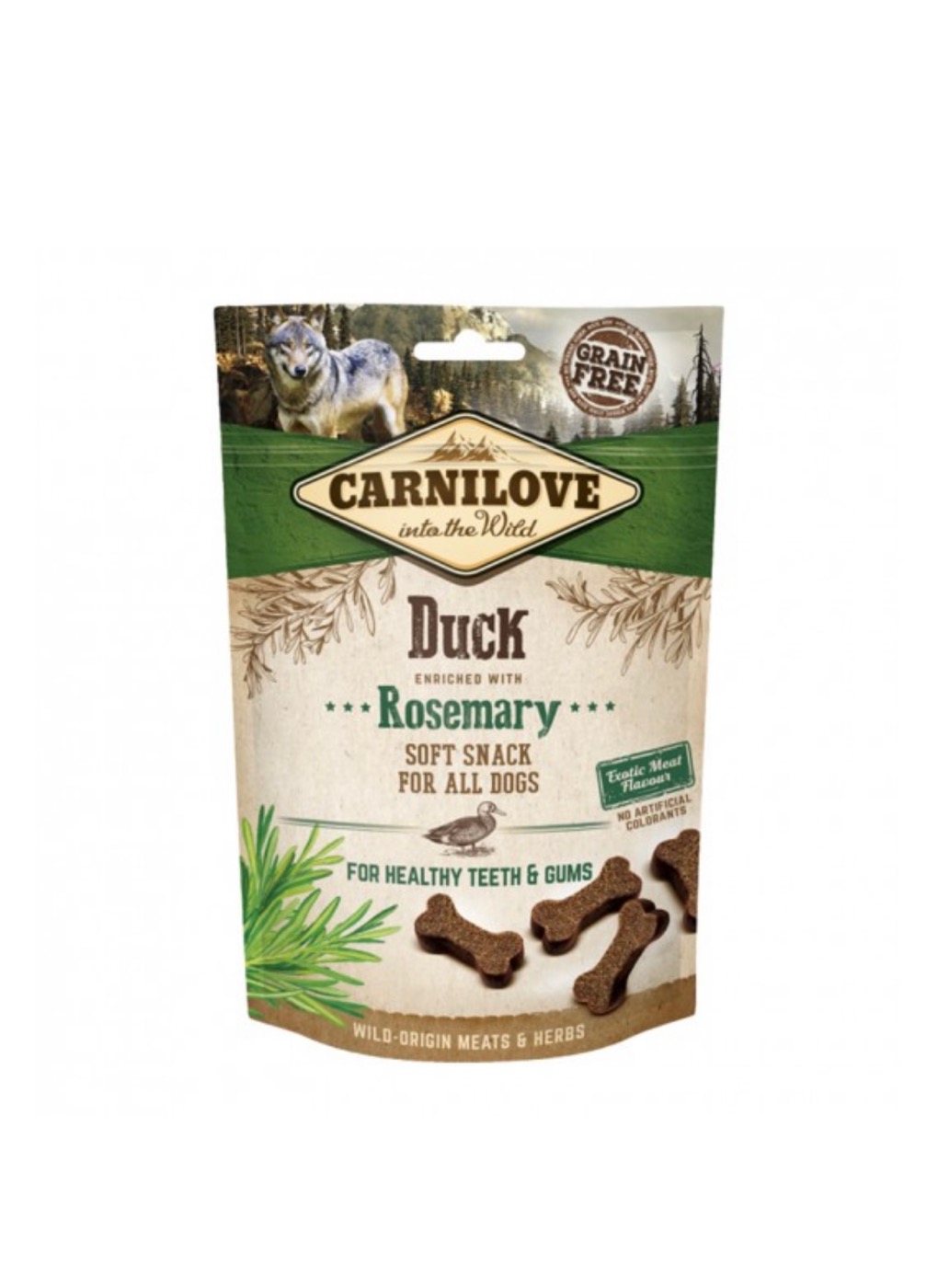 Carnilove Soft Λιχουδιά Σκύλου με Πάπια και Δεντρολίβανο 200gr