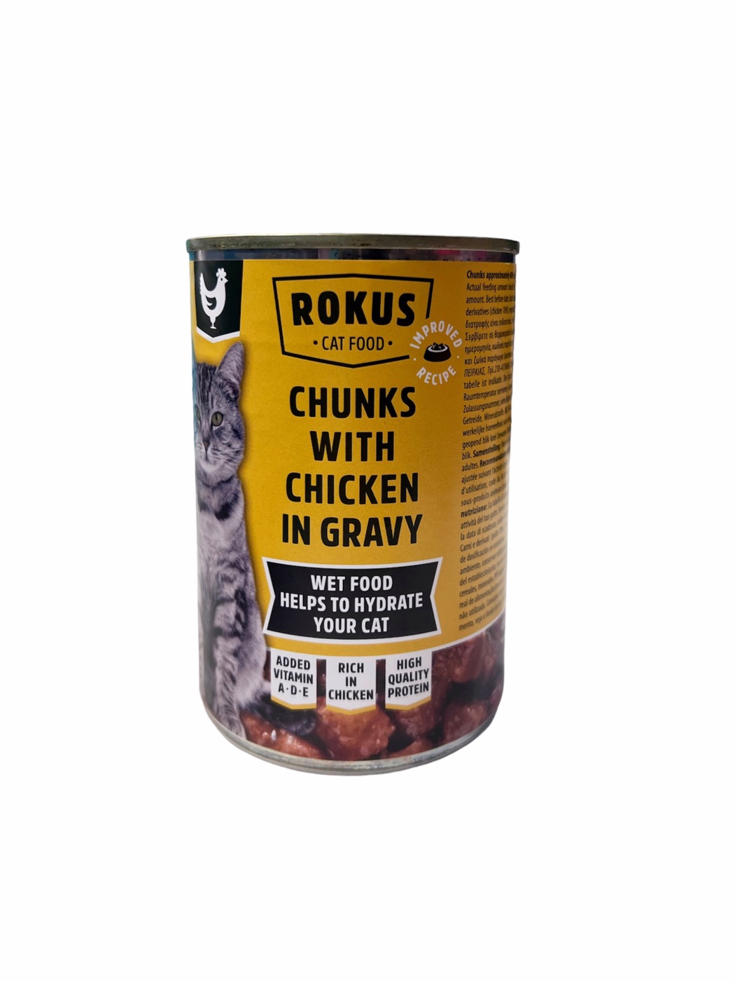 Rokus Γάτας Κοτόπουλο 410gr