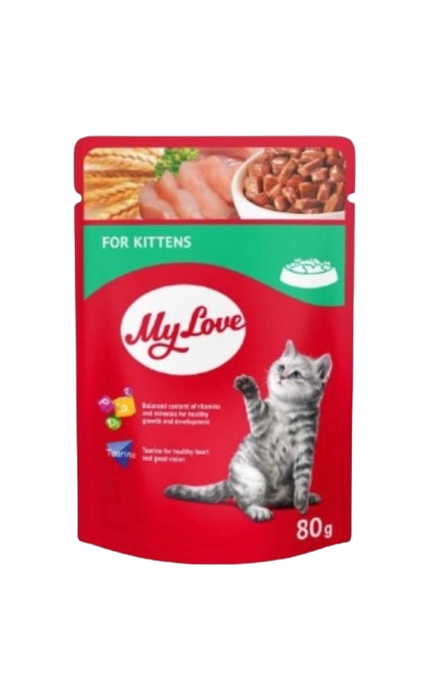 My love Pouch Kitten Chicken 100g