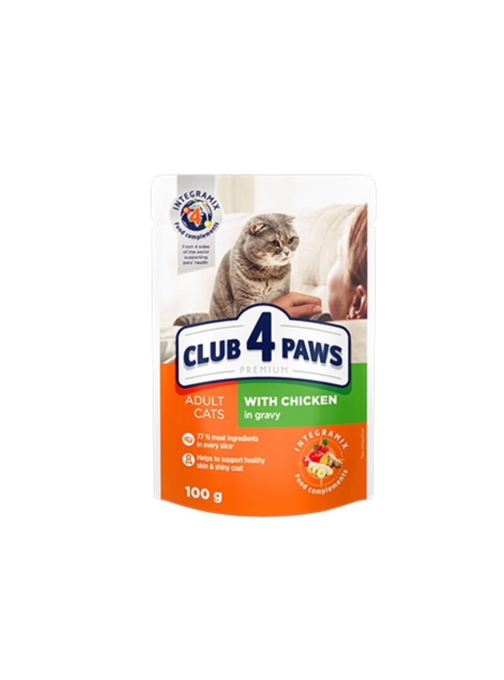 Club 4 Paws Chicken in Gravy 100g
