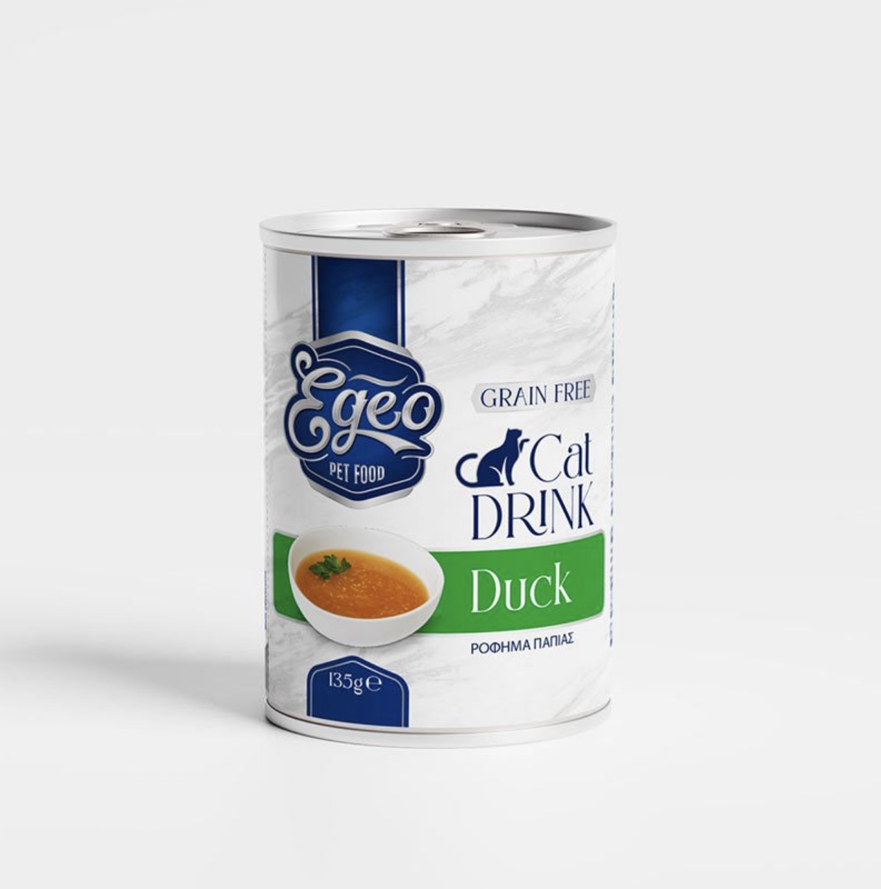 Egeo Cat Drink Πάπια 135gr