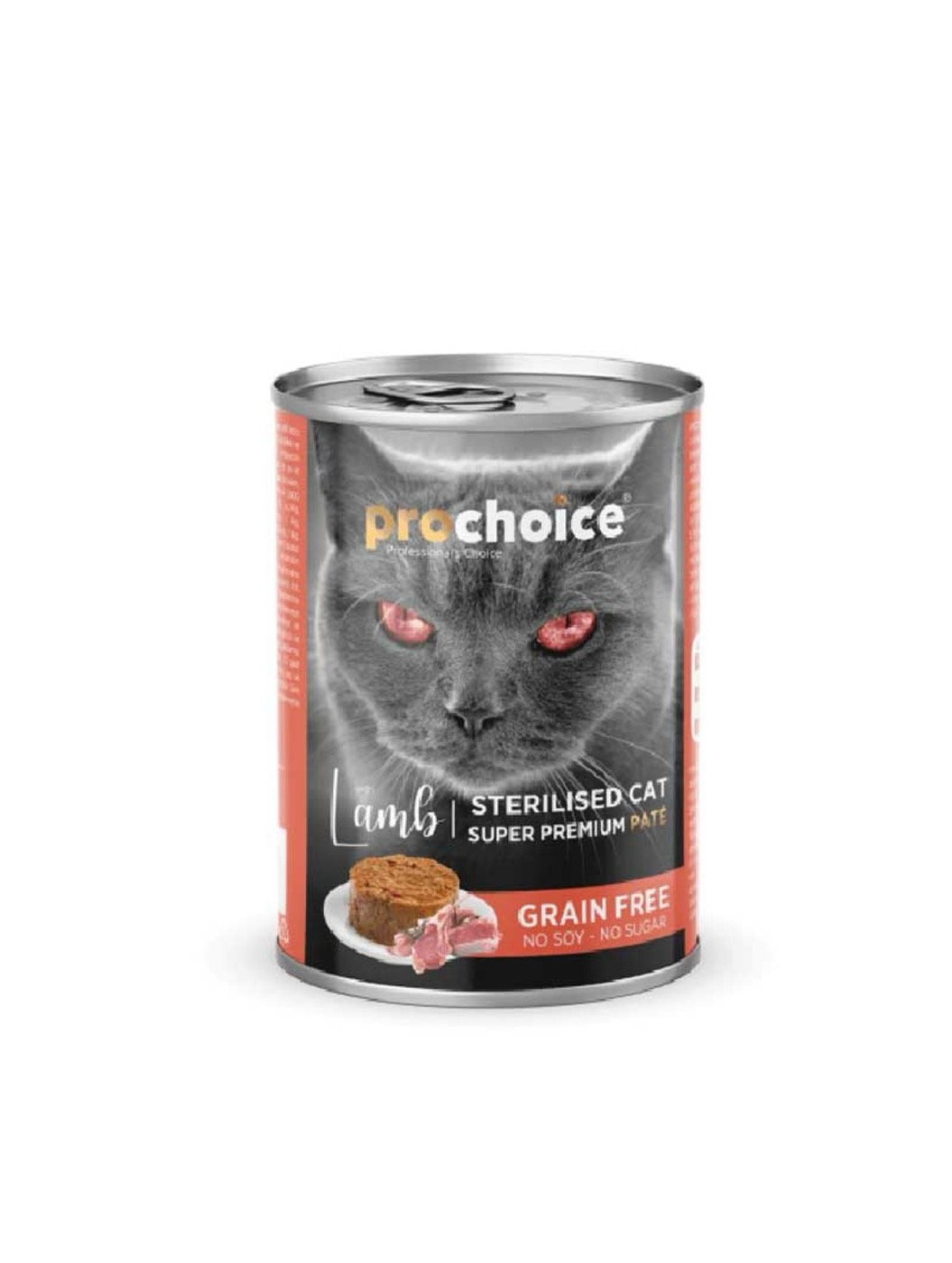ProChoice Cat Pate Grain Free Adult Sterilised Αρνί 400gr