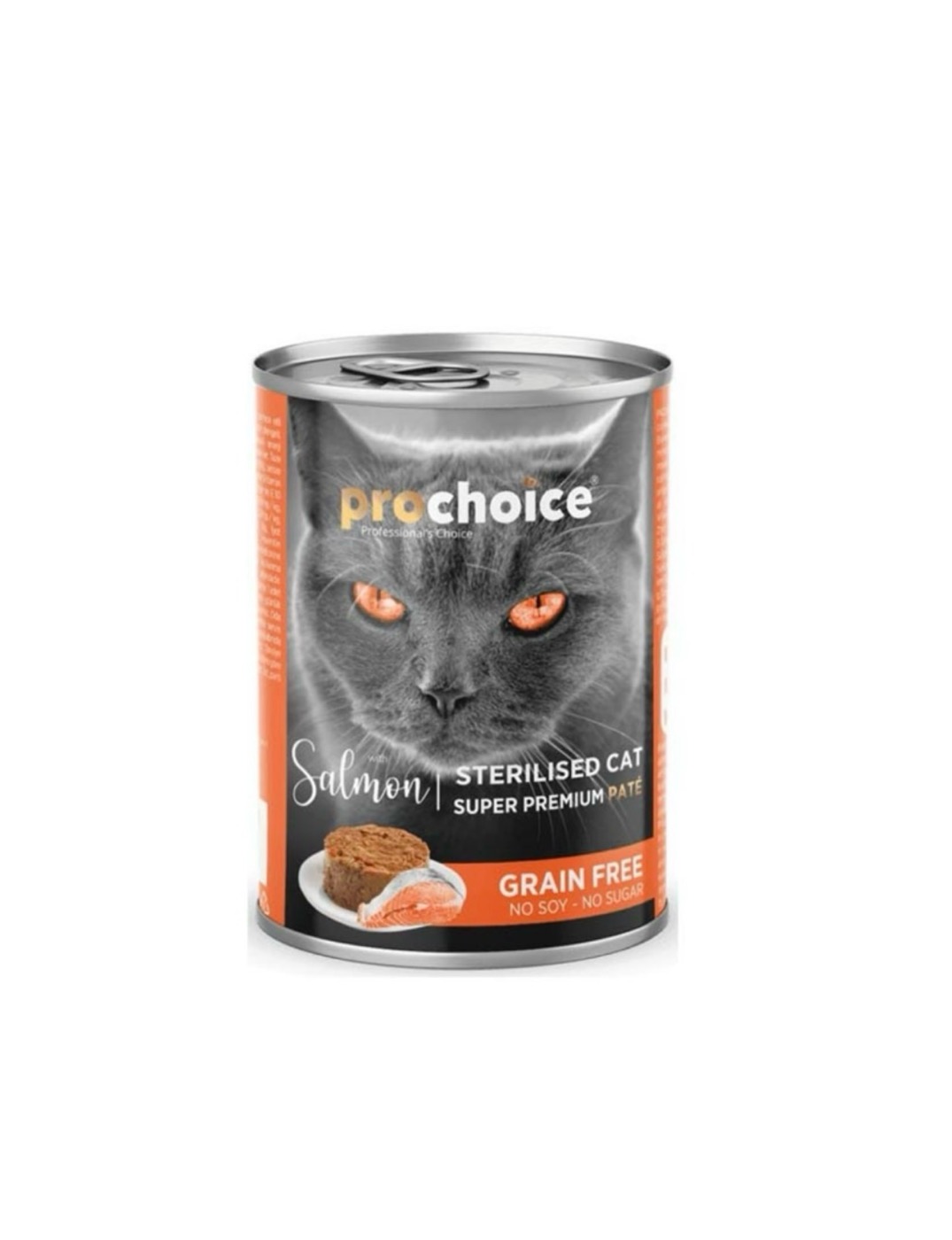 ProChoice Cat Pate Grain Free Adult Sterilized Σολομό 400gr