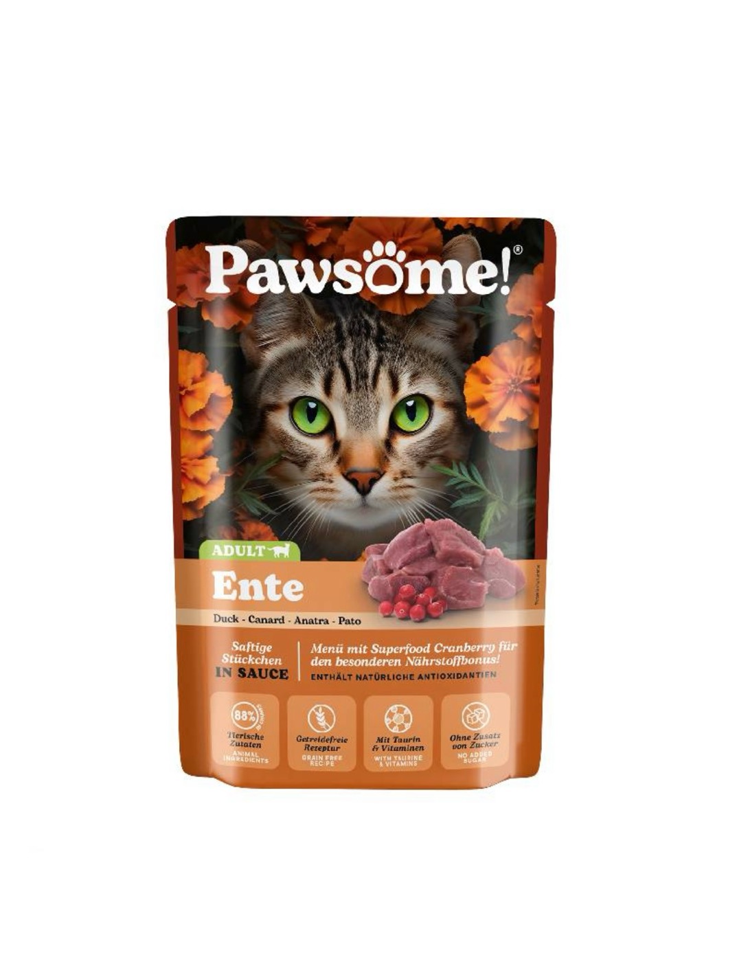 Pawsome Adult Πάπια 85gr