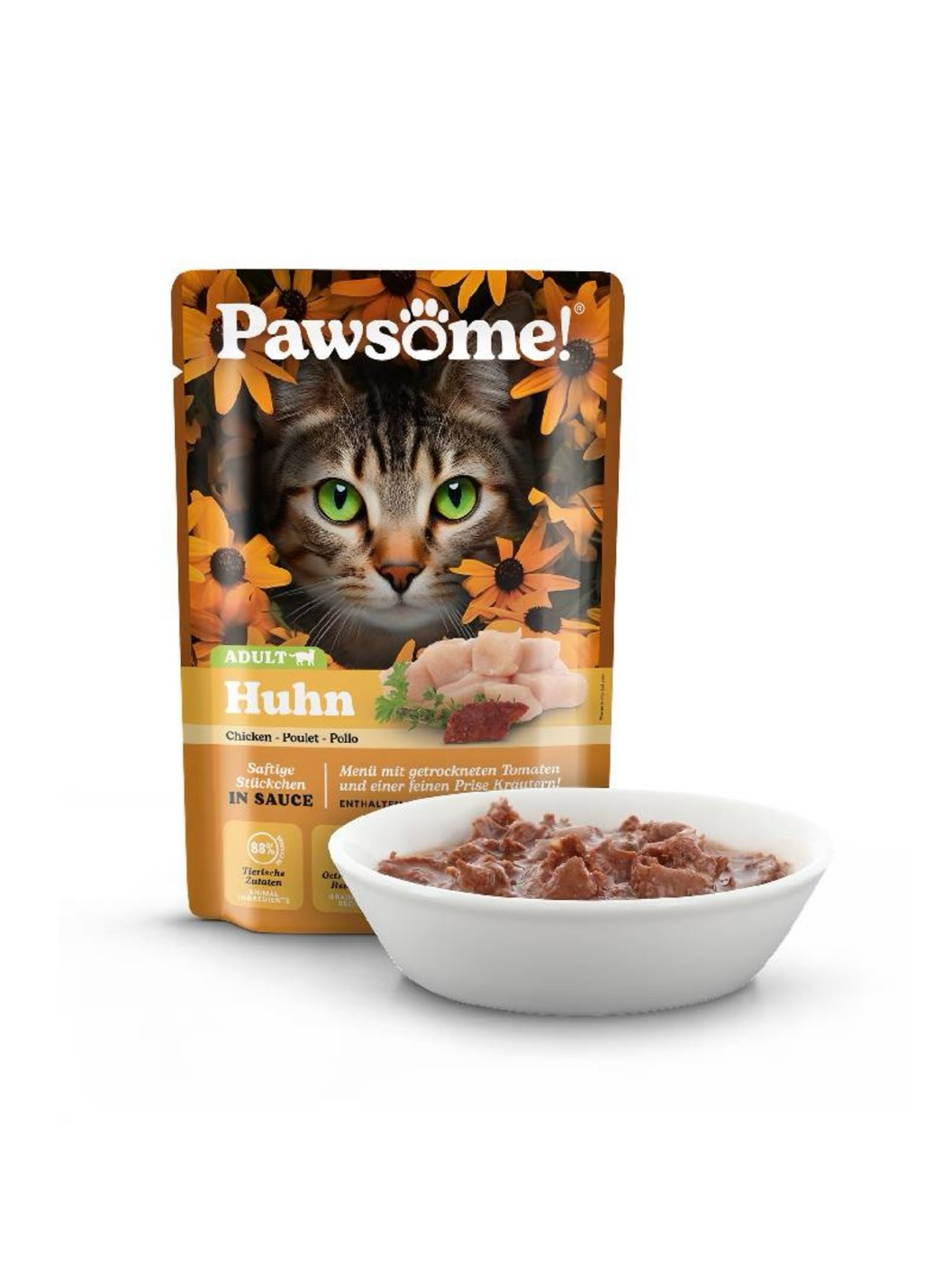 Pawsome Adult Κοτόπουλο 85gr