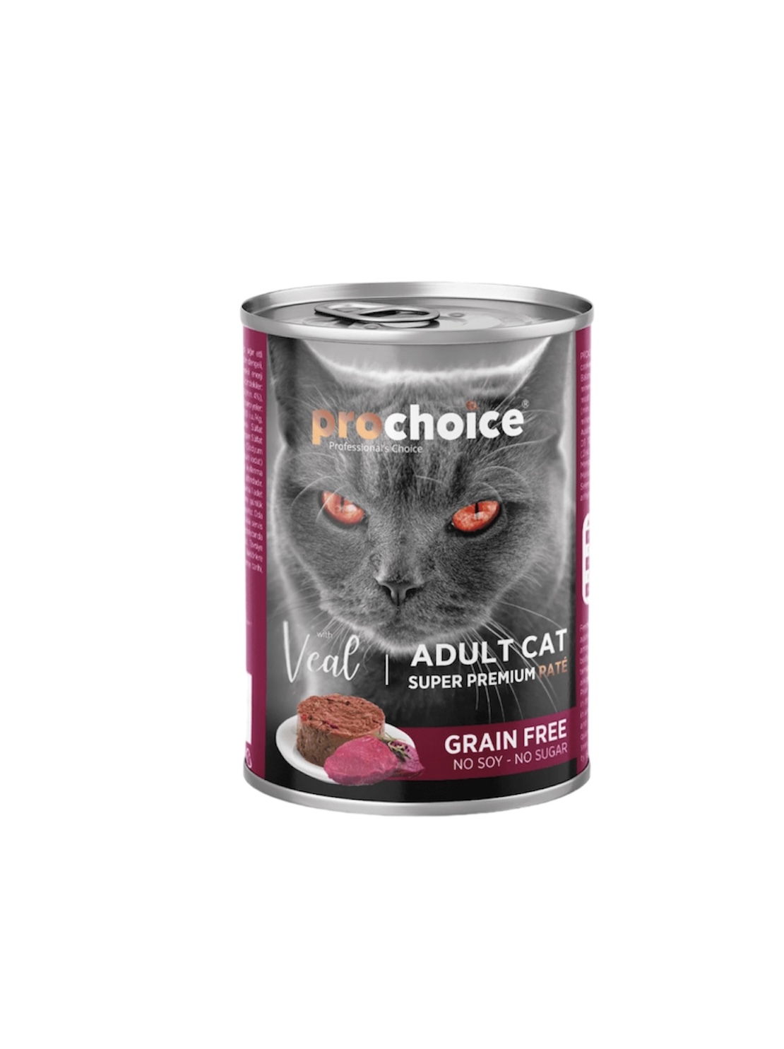 ProChoice Cat Pate Grain Free Adult Μοσχάρι 400gr