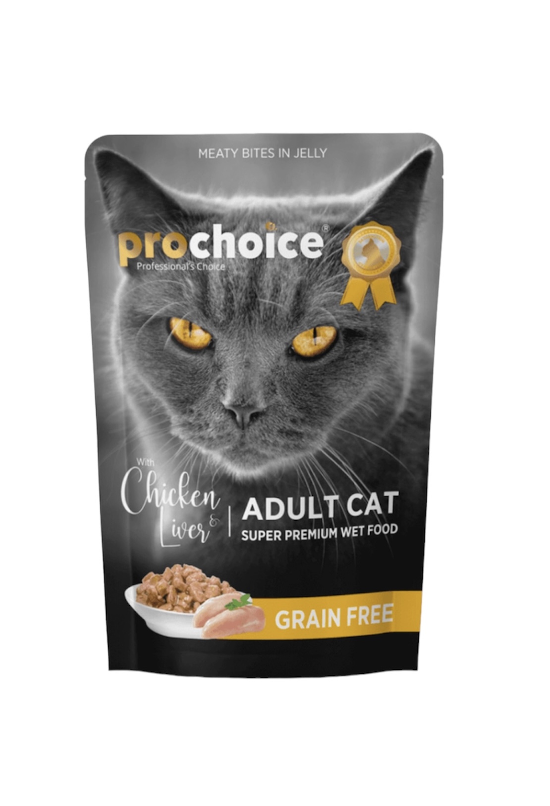 ProChoice Adult Cat Chicken & Liver In Jelly 85gr
